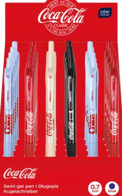 Długopis automatyczny niebieski Coca-Cola 0,7 mm mix kolorów