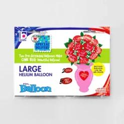 Duży balon foliowy Bukiet Róż 80 x 133 cm