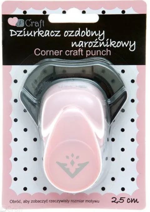 Dziurkacz ozdobny Narożnikowy 2,5 cm