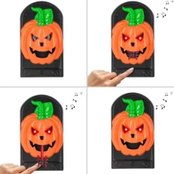 Dzwonek do drzwi Halloween 19,5x11 cm DYNIA z dźwiękiem i światłem
