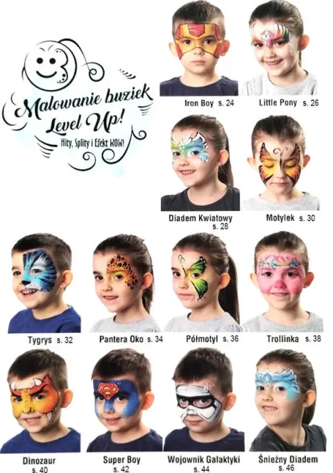 E-BOOK Książka Malowanie buziek Level UP! Vademecum Animatora cz.2