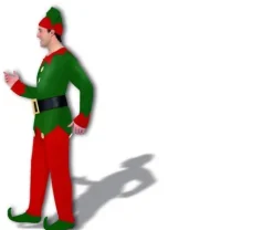 ELF męski strój dla dorosłych Smiffy's