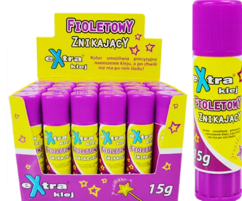 Extra klej fioletowy ZNIKAJĄCY 15g