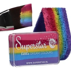 Farba do twarzy i ciała Split Cake Superstar 30g Rainbow