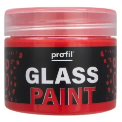Farba do szkła i porcelany CZERWONA 50ml PROFIL