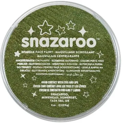 Farba do twarzy i ciała SPARKLE z połyskiem Snazaroo 18 g