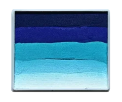 Farba do twarzy Rainbow Cake 50 g Dark Blue/ Marine Blue/ Sea Green/ Light Blue/ White PartyXplosion