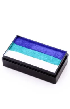 Farba do twarzy Split Cake 28g BLUE/ GREEN/ WHITE PartyXplosion