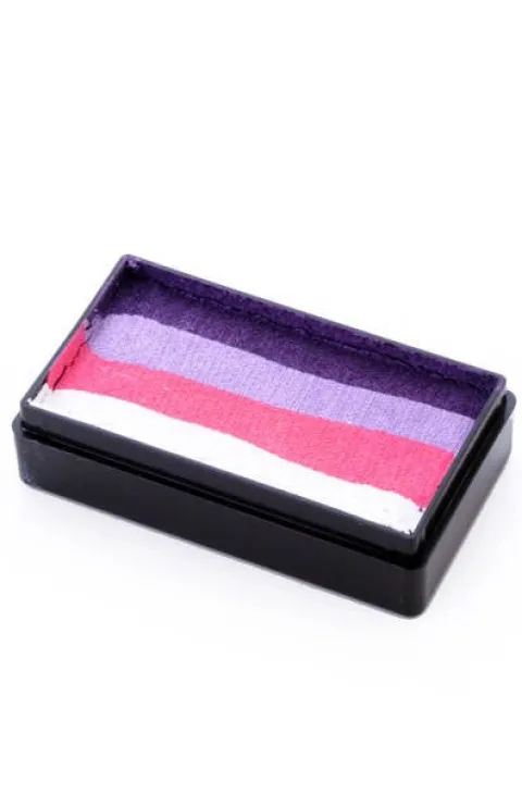 Farba do twarzy Split Cake 28g PURPLE/ LAVENDER/ PINK/ WHITE PartyXplosion