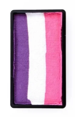 Farba do twarzy Split Cake 28g PURPLE/ WHITE/ PINK PartyXplosion