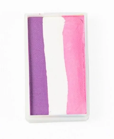 Farba do twarzy Split Cake 28g PURPLE/ WHITE/ PINK PartyXplosion