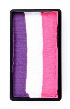 Farba do twarzy Split Cake 28g PURPLE/ WHITE/ PINK PartyXplosion