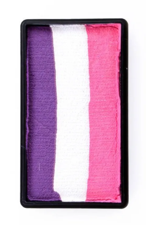 Farba do twarzy Split Cake 28g PURPLE/ WHITE/ PINK PartyXplosion