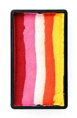 Farba do twarzy Split Cake 28g RED/ PINK/ WHITE/ ORANGE/ YELLOW PartyXplosion