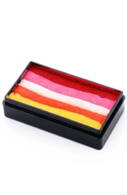 Farba do twarzy Split Cake 28g RED/ PINK/ WHITE/ ORANGE/ YELLOW PartyXplosion
