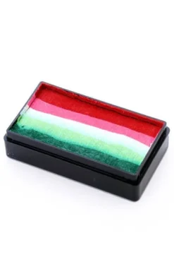 Farba do twarzy Split Cake 28g RED/ PINK/ WHITE/ LIME/ GREEN PartyXplosion