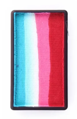 Farba do twarzy Split Cake 28g RED/ PINK/ WHITE/ TURQUOISE PartyXplosion