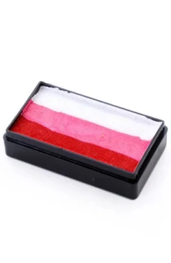 Farba do twarzy Split Cake 28g RED/ PINK/ WHITE PartyXplosion