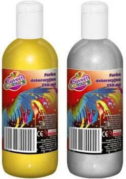 Farba plakatowa metaliczna złota srebrna OTOCKI 250ml