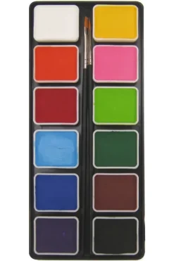 Farby do twarzy Paleta PXP Professional Colours podstawowa 12 kolorów