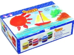 Farby do malowania palcami JOVI 6x125ml