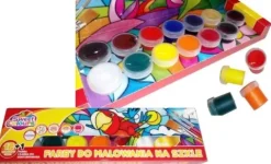 Farby do malowania po szkle do witraży 12+1 kolor