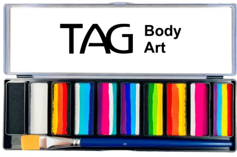 Farby do malowania twarzy i ciała Paletka TAG Body Art Stroke Palette