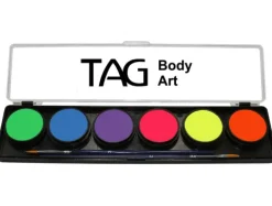 Farby do malowania twarzy i ciała Paletka TAG Body Art Neon Palette