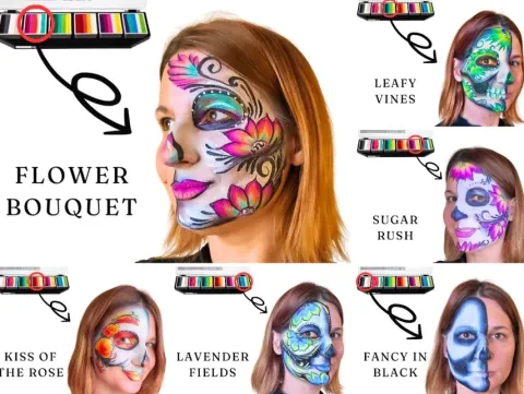 Farby do twarzy Split Cake FUSION Body Art Sugar Skull