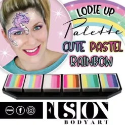 Farby do twarzy Split Cake FUSION Lodie up Cute Pastel Rainbow