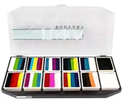 Farby do twarzy Split Cake Paleta FUSION Body Art Rainbow Explosion 120g