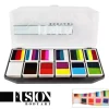 Farby do twarzy Split Cake Paleta FUSION Body Art Carnival Kit 120g