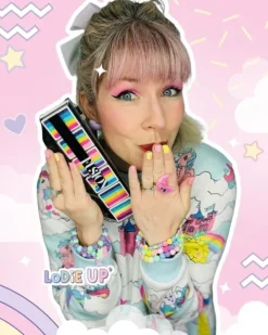 Farby do twarzy Split Cake Paleta FUSION Body Art Lodie Up Rainbow Ponies Palette