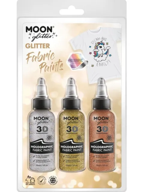 Farby holograficzne do tkanin MOON brokat