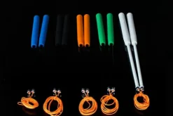 Fiber kije do diabolo 35 cm kolor ZIELONY Henry`s