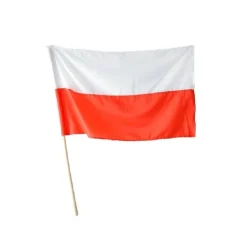 Flaga Narodowa Polski na drzewcu 120 cm