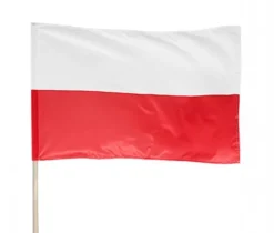 Flaga Narodowa Polski na drzewcu 120 cm