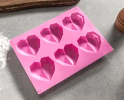 Foremka do pieczenia muffinek SERDUSZKA 3D