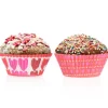Foremki papierowe papilotki do muffinek serduszka 24 szt