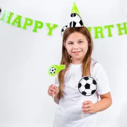 Foto rekwizyty do zdjęć fotobudka piłka nożna FOOTBALL 9 szt.