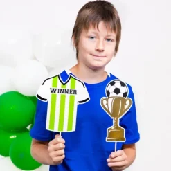 Foto rekwizyty do zdjęć fotobudka piłka nożna FOOTBALL 9 szt.