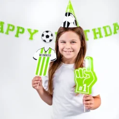 Foto rekwizyty do zdjęć fotobudka piłka nożna FOOTBALL 9 szt.