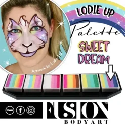 FUSION Body Art Split Cake farba do malowania twarzy i ciała 30 gram
