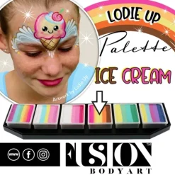 FUSION Body Art Split Cake farba do malowania twarzy i ciała 30 gram