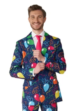 Garnitur męski CONFETTI BALLOONS NAVY zestaw