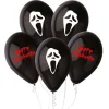 Gemar 12 cali 5 szt Straszne Halloween balony gumowe z nadrukiem