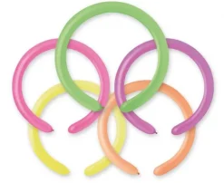 Gemar Mix 100 szt. fluorescencyjny Q260 balony do modelowania NEON