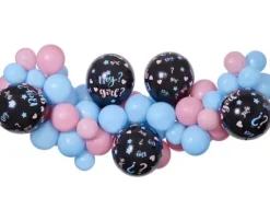 Girlanda balonowa DIY na Baby Shower HE OR SHE zestaw 65 szt.