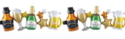 Girlanda balonowa Party - whisky, szampan, piwo 192 x 33 cm