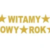 Girlanda brokatowa Witamy Nowy Rok na Sylwestra